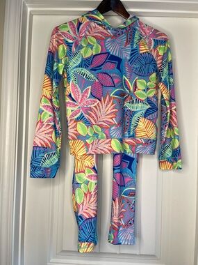 TEK GEAR SET TROPICAL PRINT SIZE 10/12